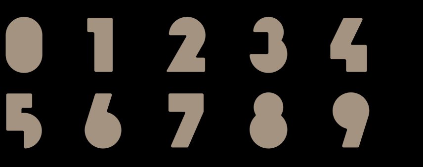 Flag Re-coded Type Face ©2022 by Klaus Hesse