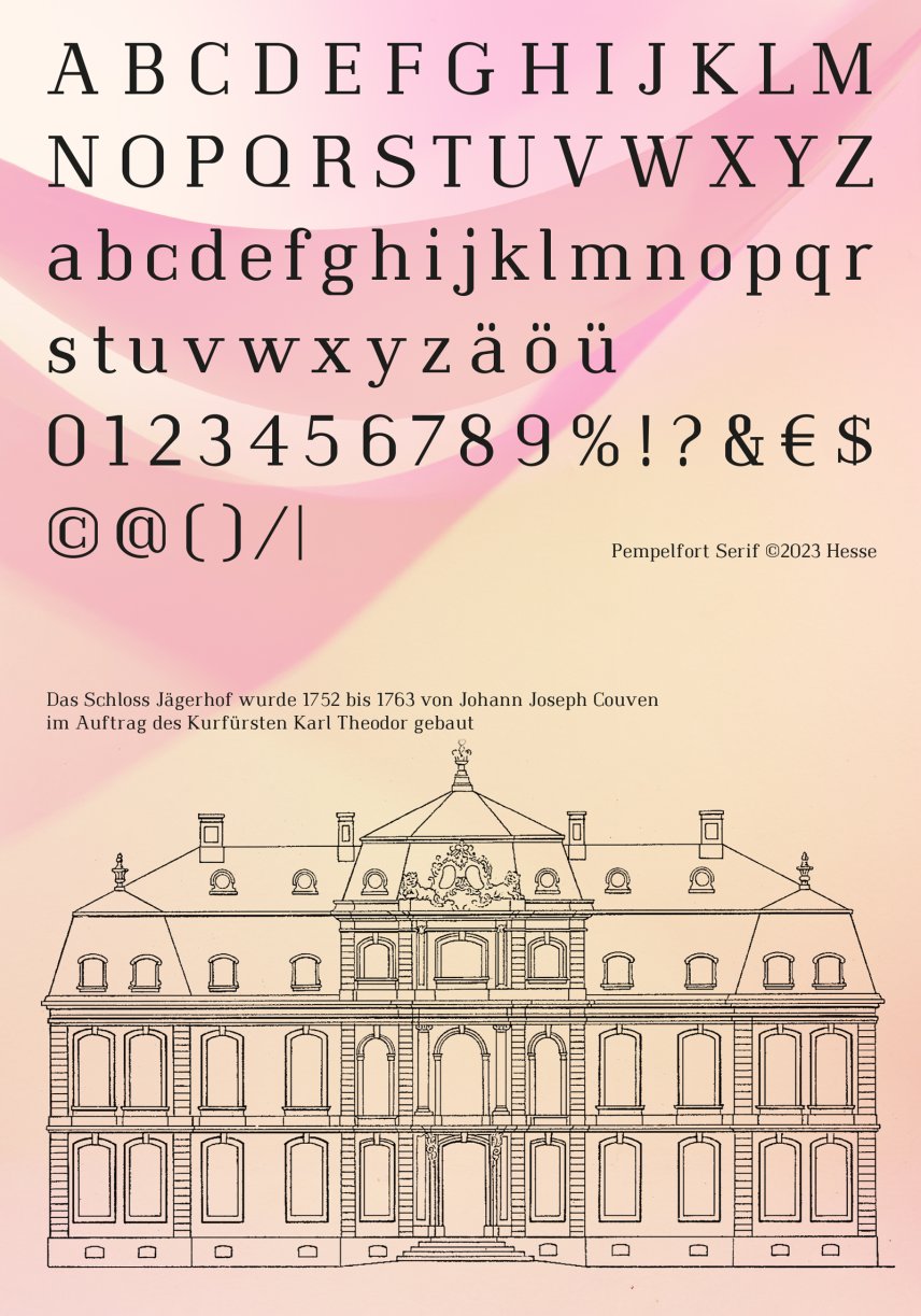 Pempelfort Type Face ©2023 by Klaus Hesse
