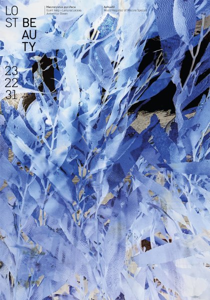 Poster series »Lost Beauty« based on the AphiaID of the World Register of Marine Species ©2023 by Hesse